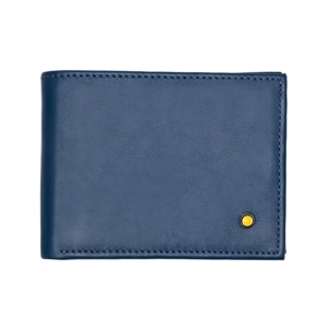 Billetera Quirelli para Hombre con Refuerzo Interno Estilo 070101 Azul
