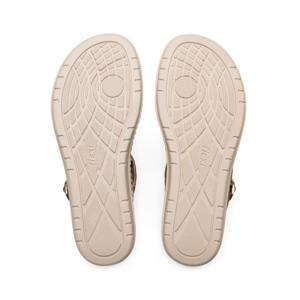 Sandalia Confort Casual Flexi para Mujer 100% Piel Estilo 100227 Tan