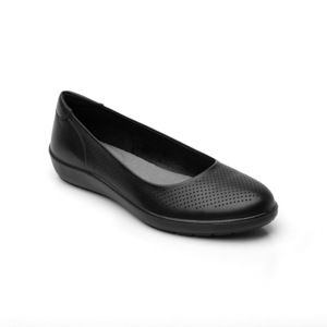 Ballerina Perforado Flexi para Mujer con Sistema de Mejor Agarre y Recovery Form Estilo 101904 Negro