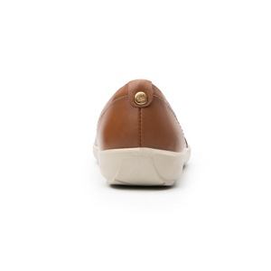 Slip On Casual Flexi para Mujer con Sistema Walking Soft Estilo 101905 Tan