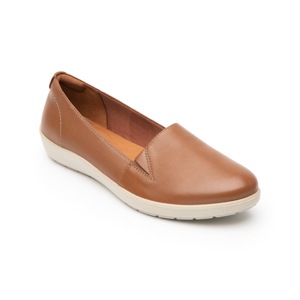 Slip On Casual Flexi para Mujer con Sistema Walking Soft Estilo 101905 Tan