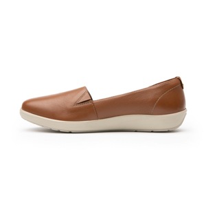 Slip On Casual Flexi para Mujer con Sistema Walking Soft Estilo 101905 Tan