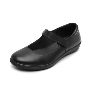 Balerina Escolar Ajustable Flexi para Mujer Estilo 101910 Negro