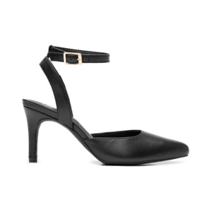 Zapatilla Puntal Flexi para Mujer con 100% Piel Estilo 104526 Negro