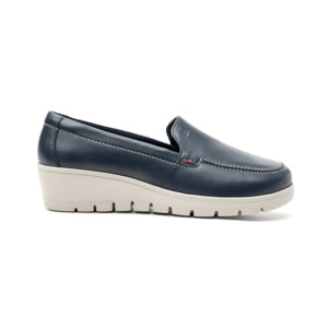 Loafer Con Plataforma Flexi para Mujer con Suela Extra Ligera Estilo 104806 Azul