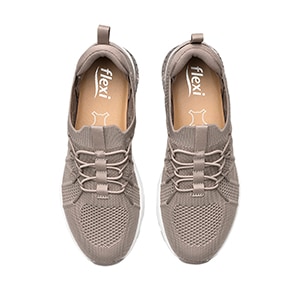 Sneaker Exclusivo Flexi para Mujer con Recovery Foam Estilo 105120 Taupe