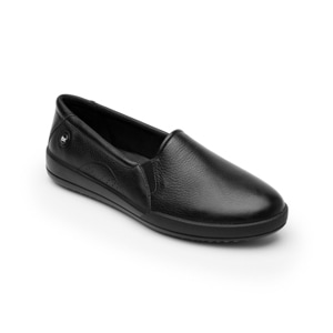 Slip On Casual Flexi para Mujer con Sistema De Mejor Agarre Estilo 106302 Negro
