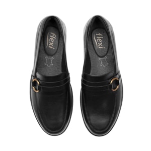 Loafer Casual Flexi para Mujer Estilo 109408 Negro