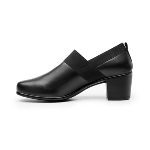 Zapato Casual De Tacón Flexi para Mujer con Autoajuste Estilo 110402 Negro