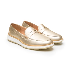 Loafer Casual Flexi para Mujer Estilo 119303 Dorado