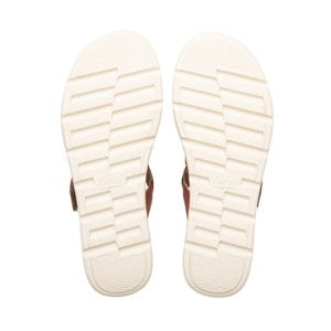 Sandalia Cuña Confort Flexi para Mujer Estilo 124209 Terracota