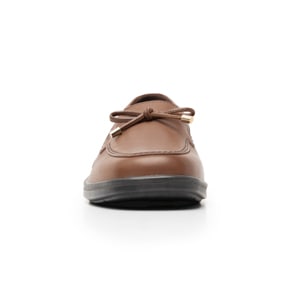 Mocasín Herraje Flexi para Mujer con Doble Plantilla Estilo 124505 Tan