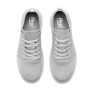 Sneaker Running Slip On Flexi para Mujer Estilo 125613 Gris