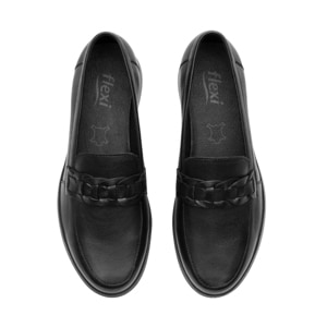 Slip On Casual Flexi para Mujer Estilo 126711 Negro