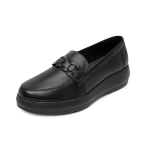 Slip On Casual Flexi para Mujer Estilo 126711 Negro