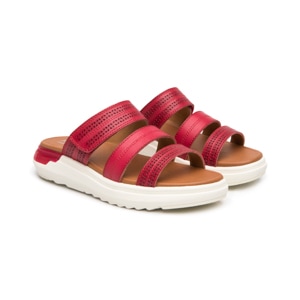 Sandalia De Confort Flexi para Mujer Estilo 129404 Rojo