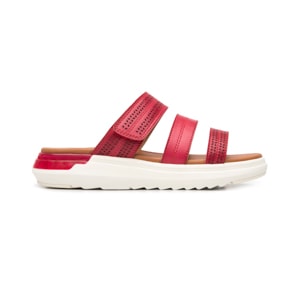Sandalia De Confort Flexi para Mujer Estilo 129404 Rojo
