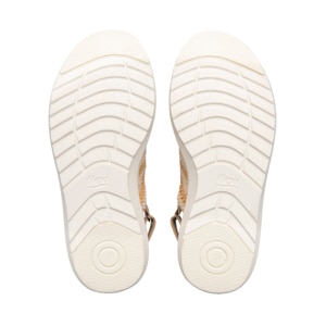 Sandalia De Confort Flexi para Mujer Estilo 129405 Beige