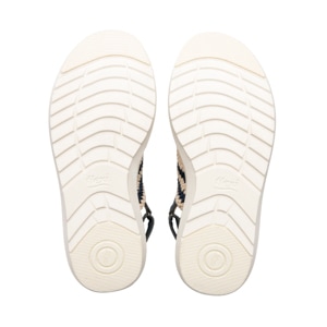 Sandalia De Confort Flexi para Mujer Estilo 129405 Marino