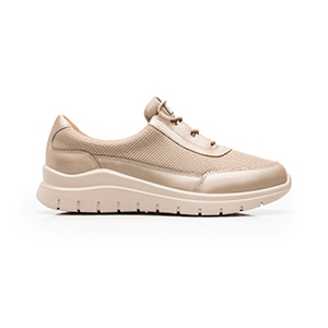 Sneaker Confort Flexi para Mujer Estilo 130208 Dorado
