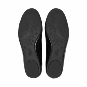 Balerina Casual Flexi para Mujer con Amortiguamiento Estilo 130802 Negro Charol