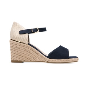 Sandalia Cuña Alta Flexi para Mujer Estilo 130902 Navy