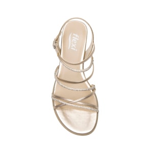 Sandalia Casual Flexi para Mujer Exclusivo Zapaterías Flexi Estilo 131301 Plata