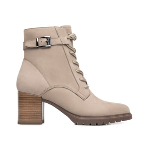 Botín Tacón Alto Exclusivo Flexi para Mujer Estilo 132701 Taupe