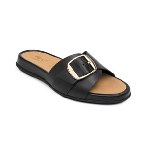 Sandalia Confort Casual Flexi para Mujer Estilo 133601 Negro