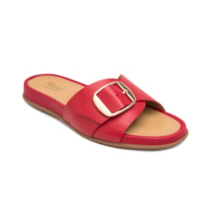 Sandalia Confort Casual Flexi para Mujer Estilo 133601 Rojo