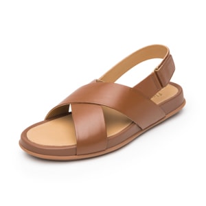 Sandalia Confort Casual Flexi para Mujer Estilo 133603 Tan