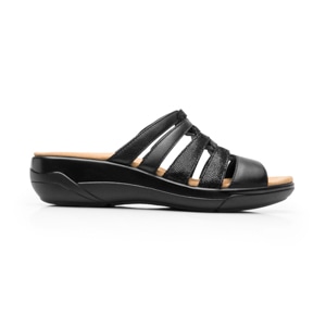 Sandalia Cuña Confort Flexi para Mujer Estilo 133701 Negro