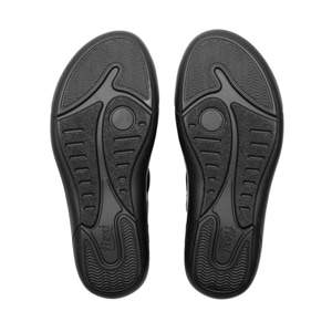 Sandalia Cuña Confort Flexi para Mujer Estilo 133703 Negro