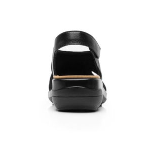 Sandalia Cuña Confort Flexi para Mujer Estilo 133703 Negro