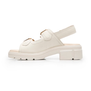 Sandalia Casual Chunky Flexi para Mujer Estilo 133805 Hueso