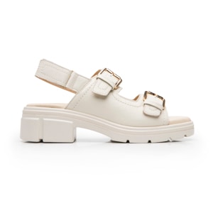 Sandalia Casual Chunky Flexi para Mujer Estilo 133805 Hueso