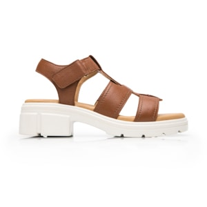 Sandalia Casual Chunky Flexi para Mujer Estilo 133806 Tan