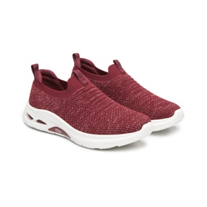 Sneaker Urbano Slip On Flexi para Mujer Estilo 135201 Burgundy