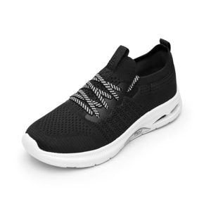 Sneaker Slip On Flexi para Mujer Estilo 135202 Negro