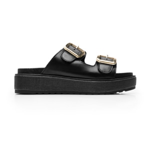 Sandalia De Confort Flexi para Mujer Estilo 135501 Negro