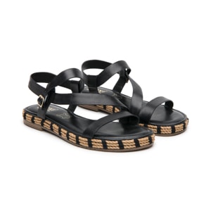 Sandalia Casual Flexi para Mujer Estilo 135701 Negro