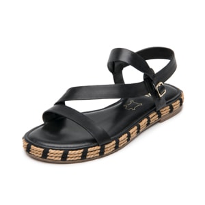 Sandalia Casual Flexi para Mujer Estilo 135701 Negro