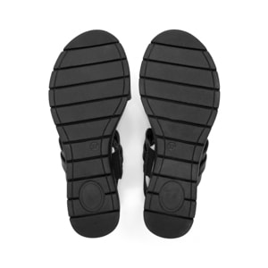 Sandalia Plataforma Casual Flexi para Mujer Estilo 135901 Negro