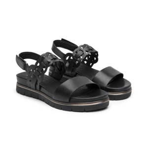 Sandalia Plataforma Casual Flexi para Mujer Estilo 135901 Negro