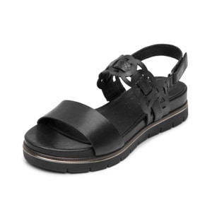 Sandalia Plataforma Casual Flexi para Mujer Estilo 135901 Negro