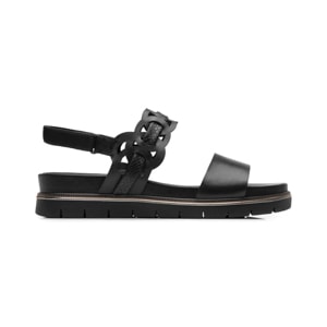 Sandalia Plataforma Casual Flexi para Mujer Estilo 135901 Negro