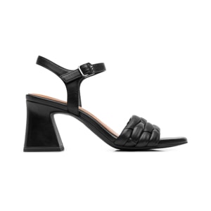 Sandalia Tacón Medio Flexi para Mujer Estilo 136001 Negro