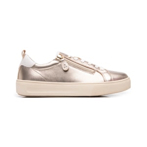 Sneaker Casual Flexi para Mujer Estilo 136101 Metalico