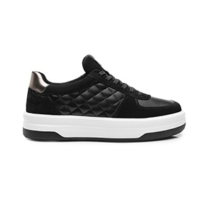 Sneaker Casual Flexi para Mujer Estilo 137403 Negro