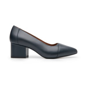 Zapatilla Puntal Flexi para Mujer con 100% Piel Estilo 137506 Marino